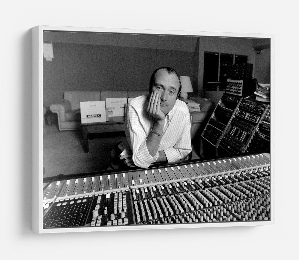 Phil Collins in the studio HD Metal Print - Canvas Art Rocks - 7