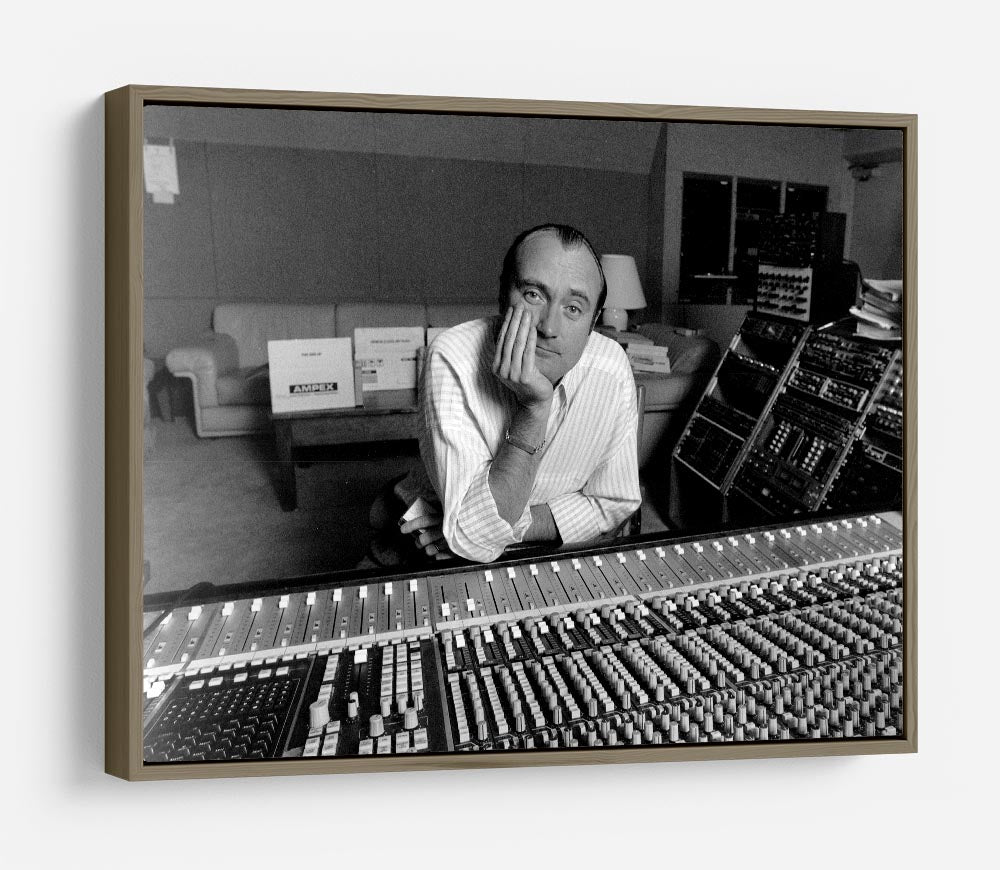 Phil Collins in the studio HD Metal Print - Canvas Art Rocks - 10