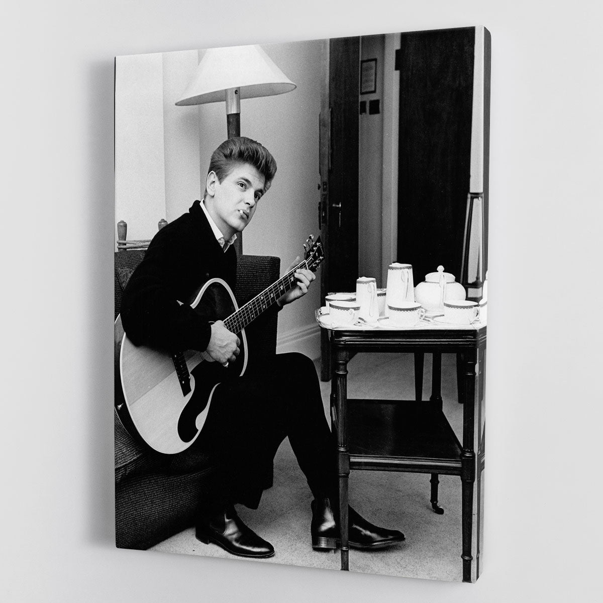 Phil Everley takes tea Canvas Print or Poster - Canvas Art Rocks - 1