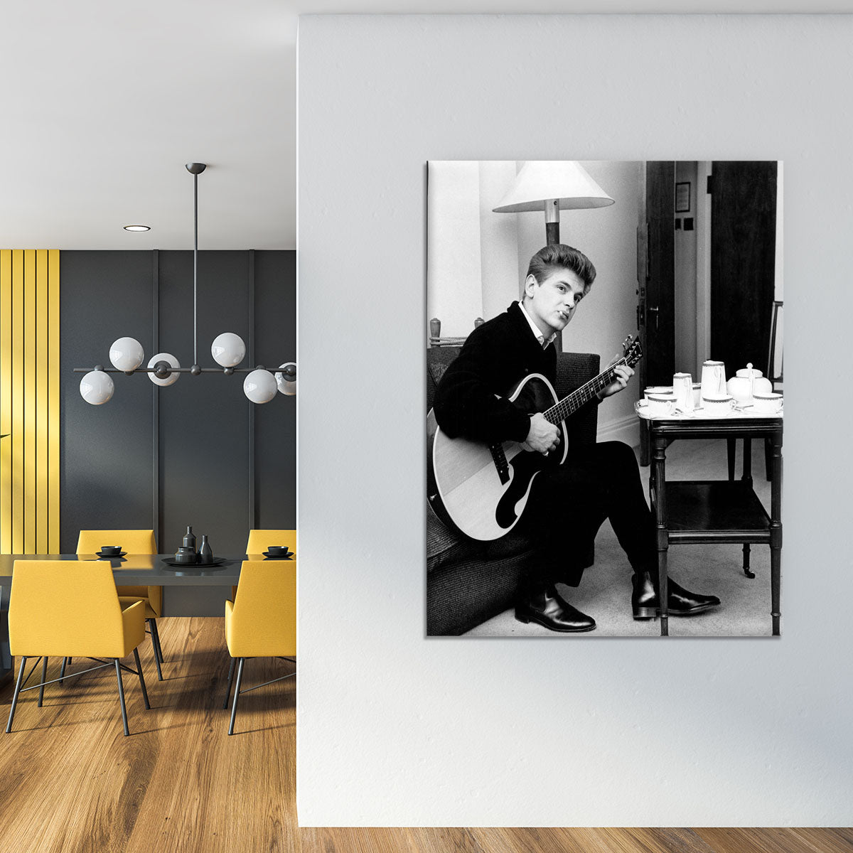 Phil Everley takes tea Canvas Print or Poster - Canvas Art Rocks - 4