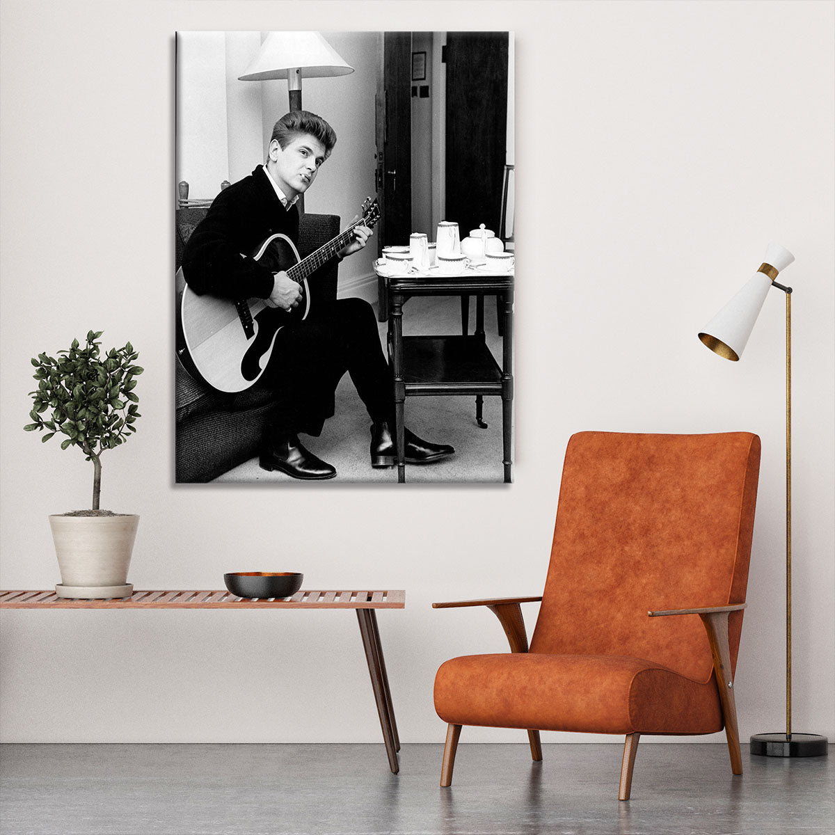 Phil Everley takes tea Canvas Print or Poster - Canvas Art Rocks - 6