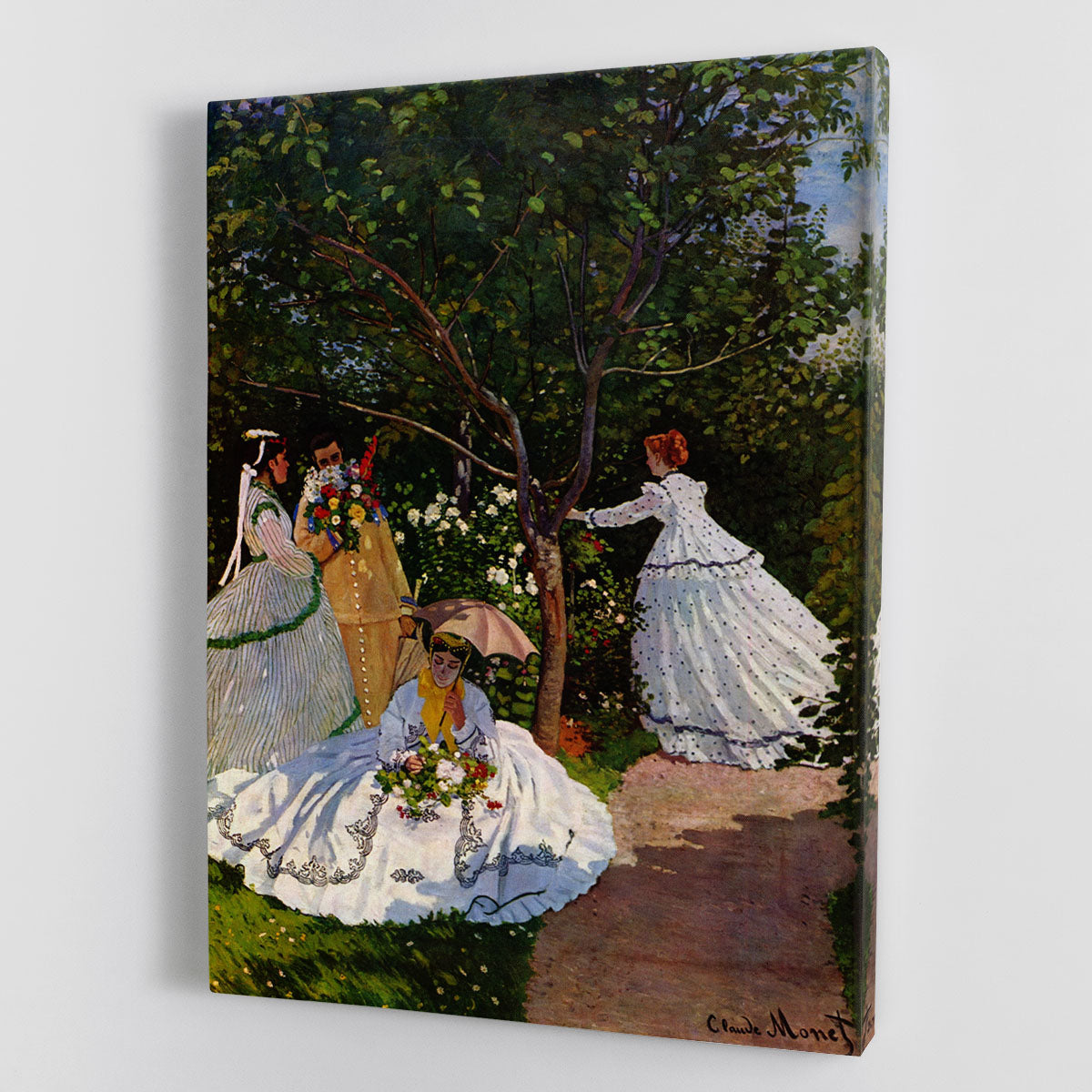 Picnic by Monet Canvas Print or Poster - Canvas Art Rocks - 1