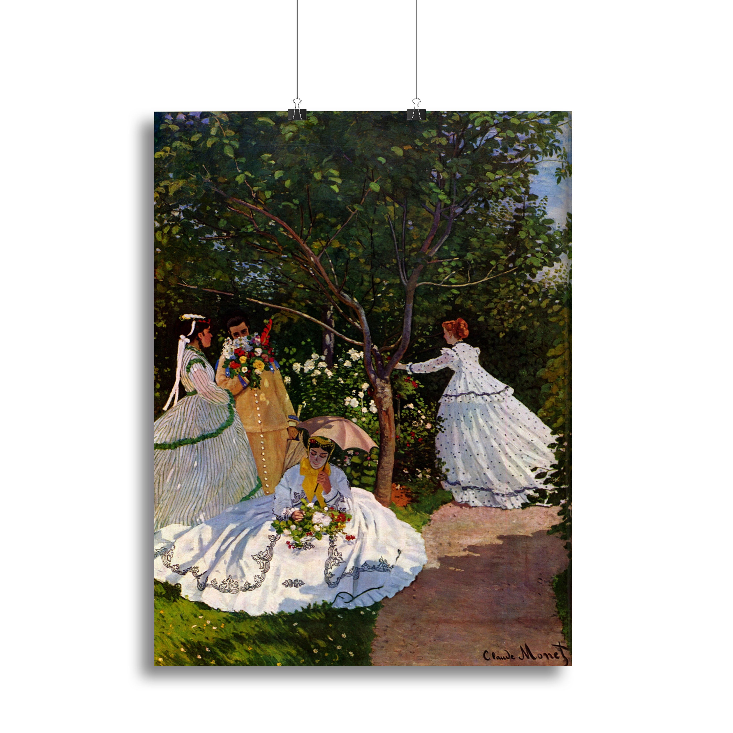 Picnic by Monet Canvas Print or Poster - Canvas Art Rocks - 2