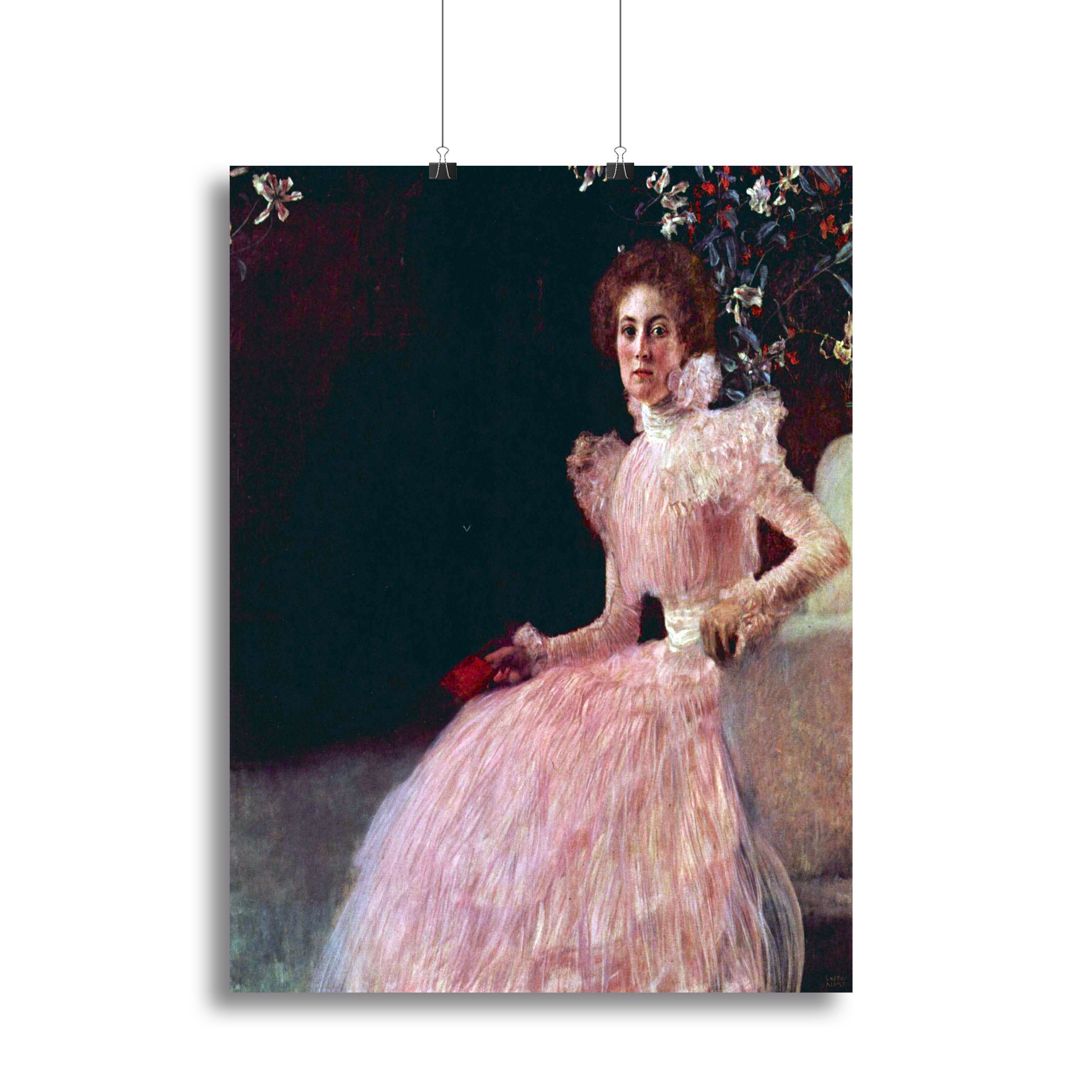 Picture of Sonja Knips by Klimt Canvas Print or Poster - Canvas Art Rocks - 2