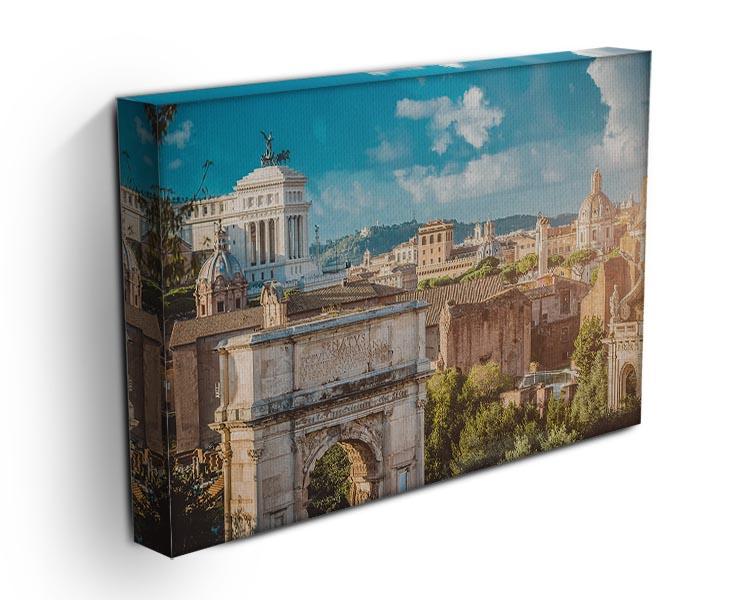 Picturesque View of the Roman Forum Canvas Print or Poster - Canvas Art Rocks - 3