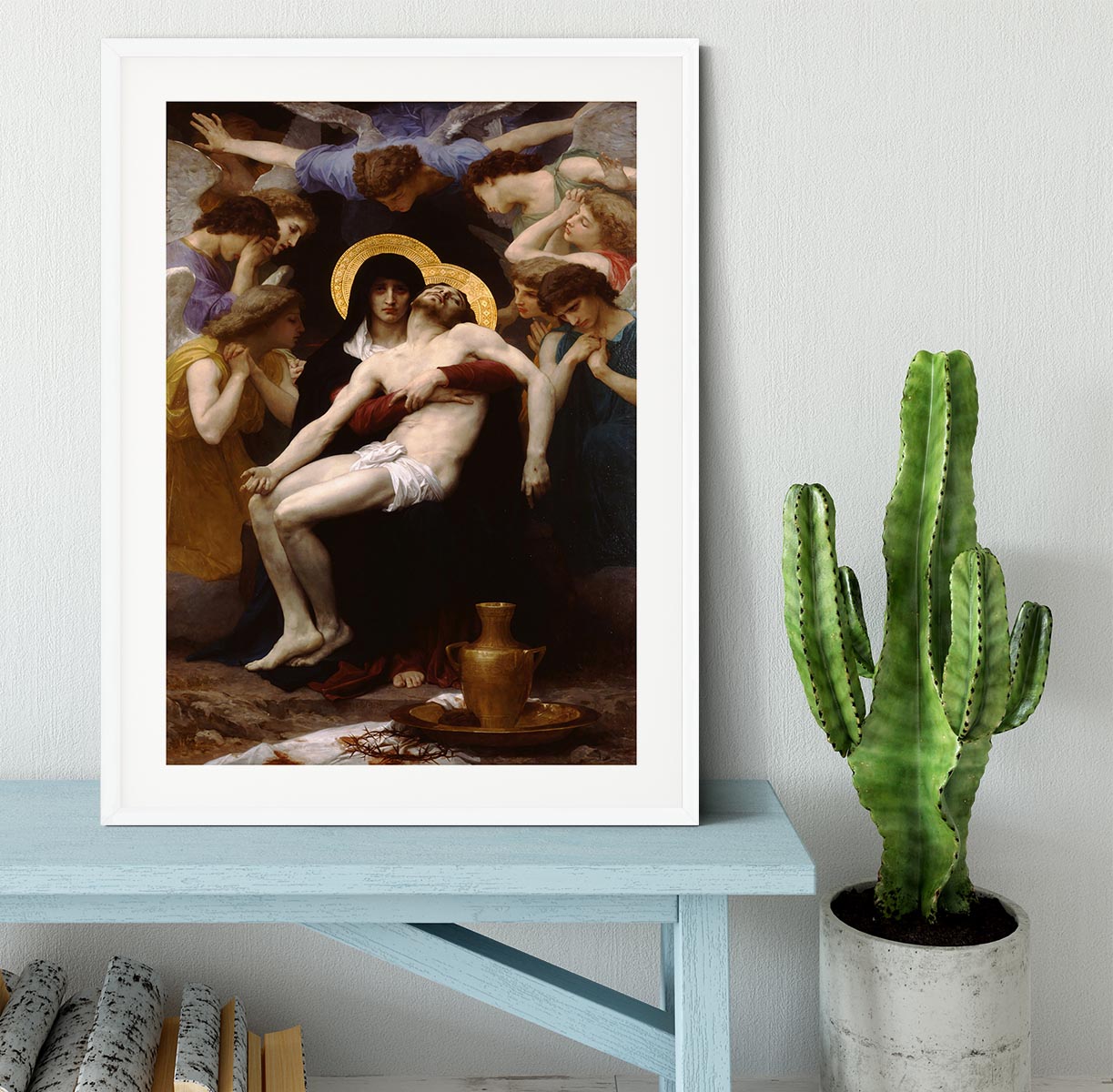 Pieta By Bouguereau Framed Print - Canvas Art Rocks - 5