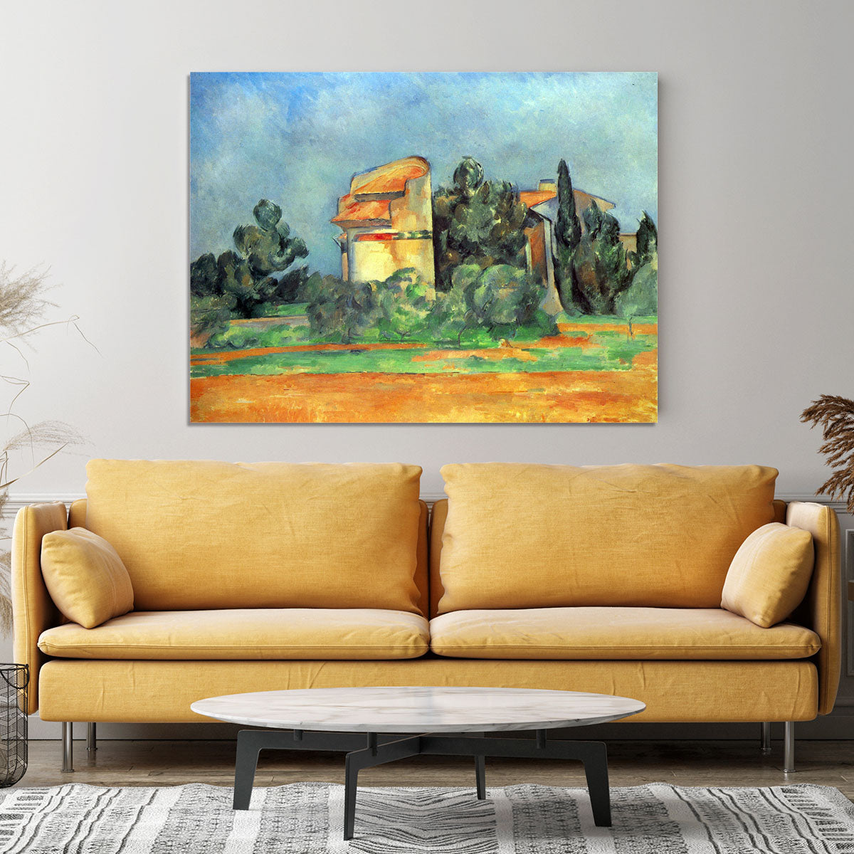 Pigeonry in Bellvue by Cezanne Canvas Print or Poster - Canvas Art Rocks - 4