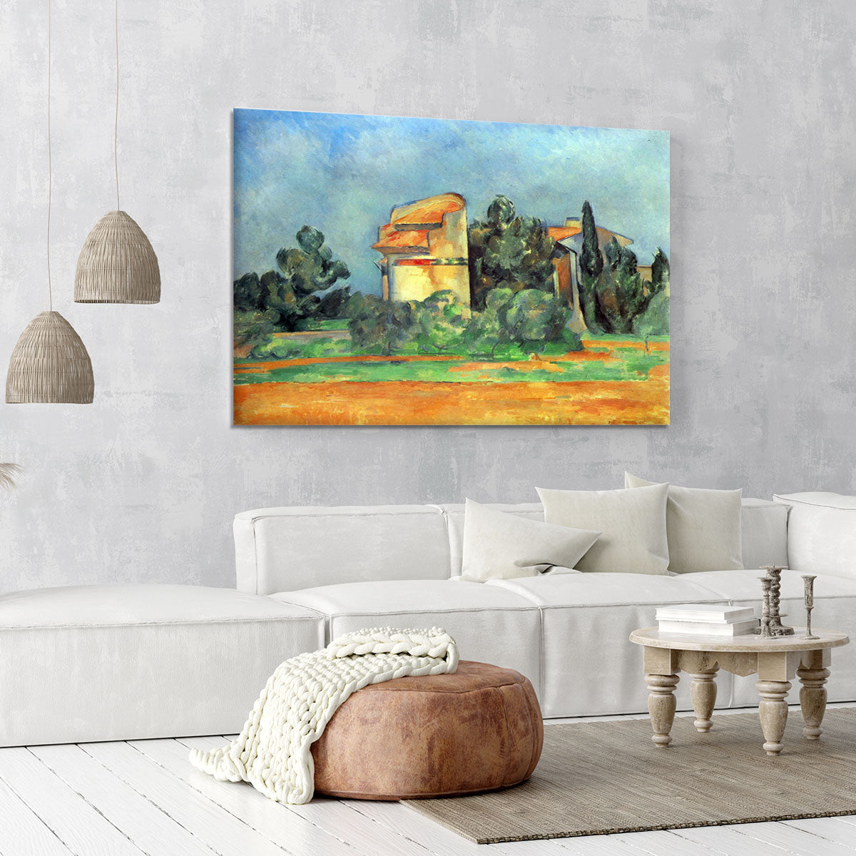Pigeonry in Bellvue by Cezanne Canvas Print or Poster - Canvas Art Rocks - 6