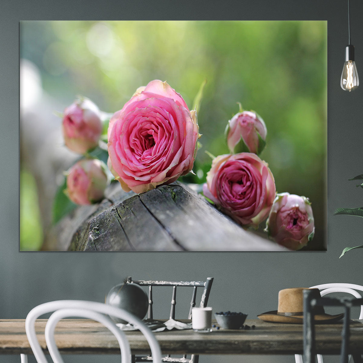 Pink Rose Canvas Print or Poster - Canvas Art Rocks - 3
