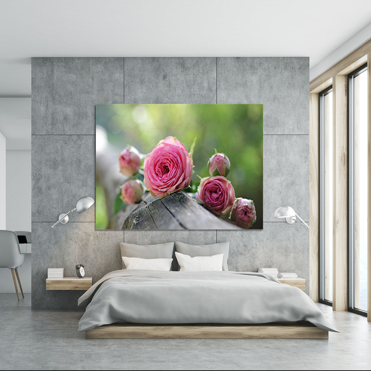 Pink Rose Canvas Print or Poster - Canvas Art Rocks - 5