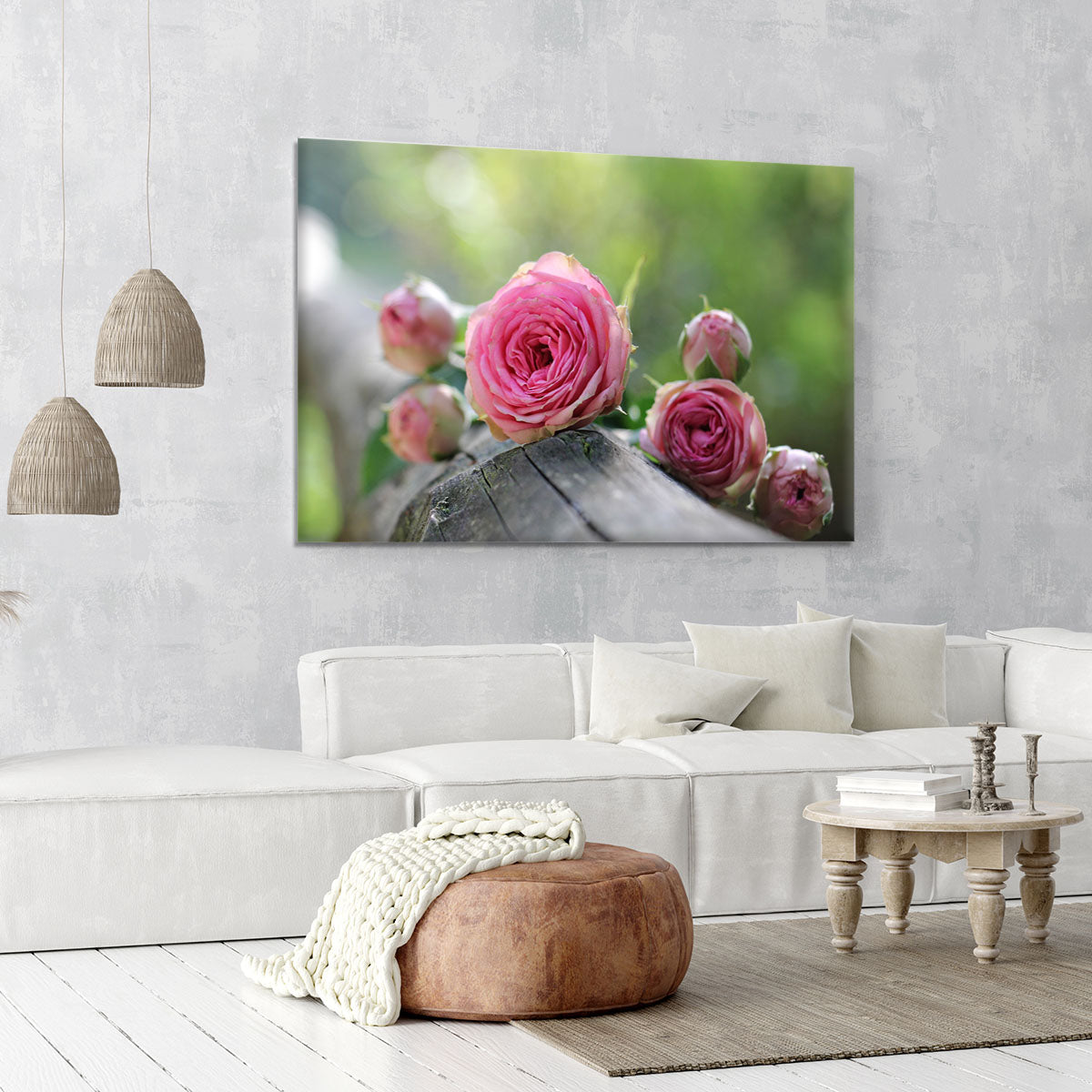 Pink Rose Canvas Print or Poster - Canvas Art Rocks - 6