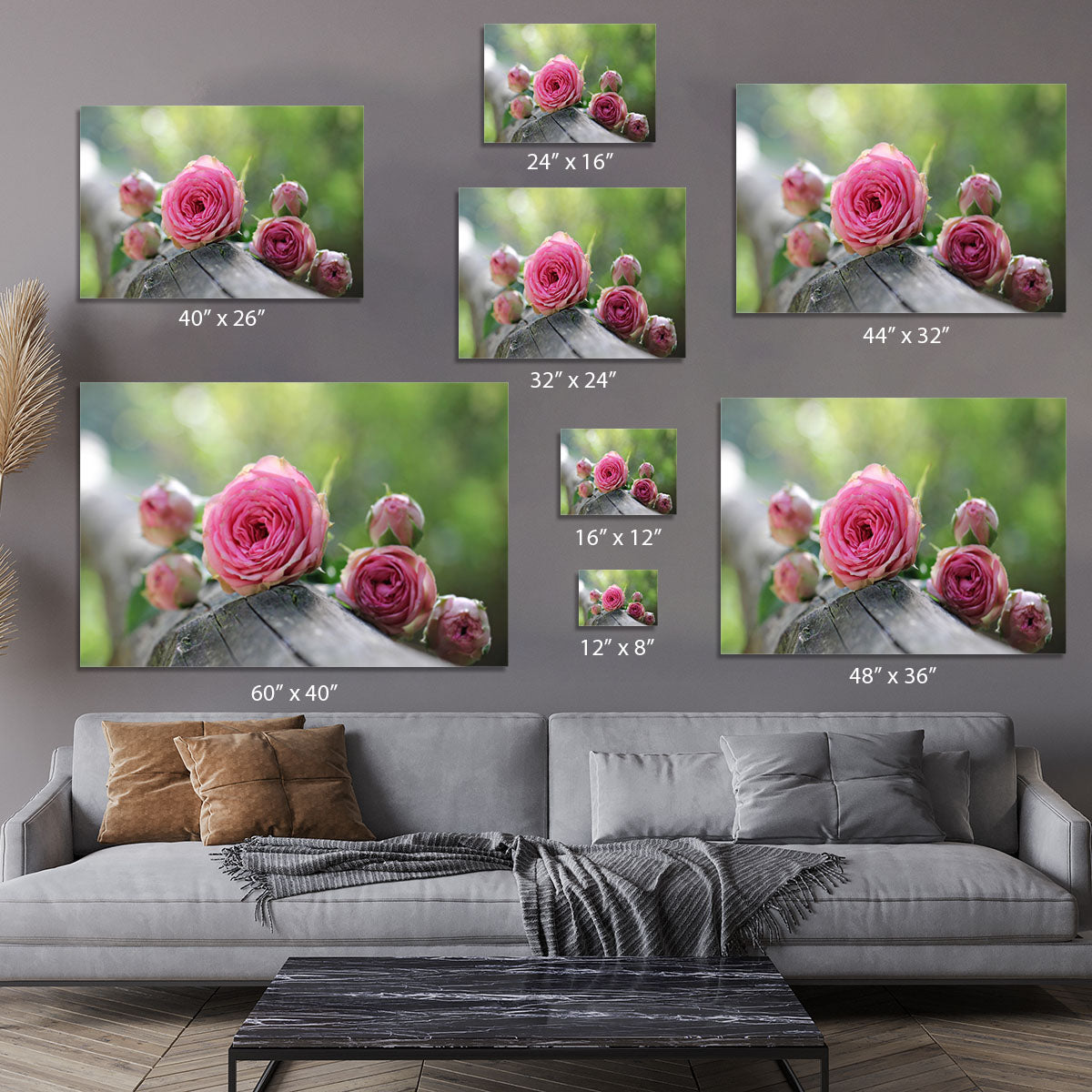 Pink Rose Canvas Print or Poster - Canvas Art Rocks - 7