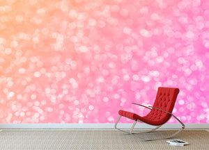 Pink glitter christmas abstract Wall Mural Wallpaper - Canvas Art Rocks - 2