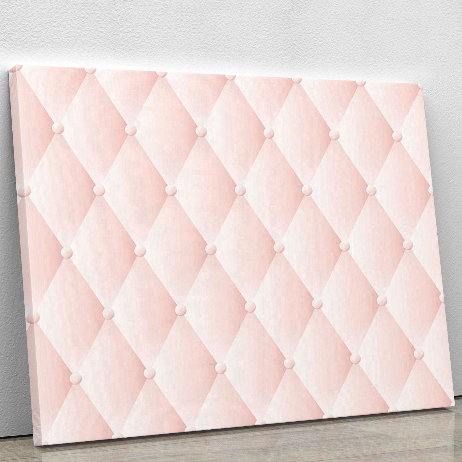Pink upholstery vector abstract Canvas Print or Poster - Canvas Art Rocks - 1