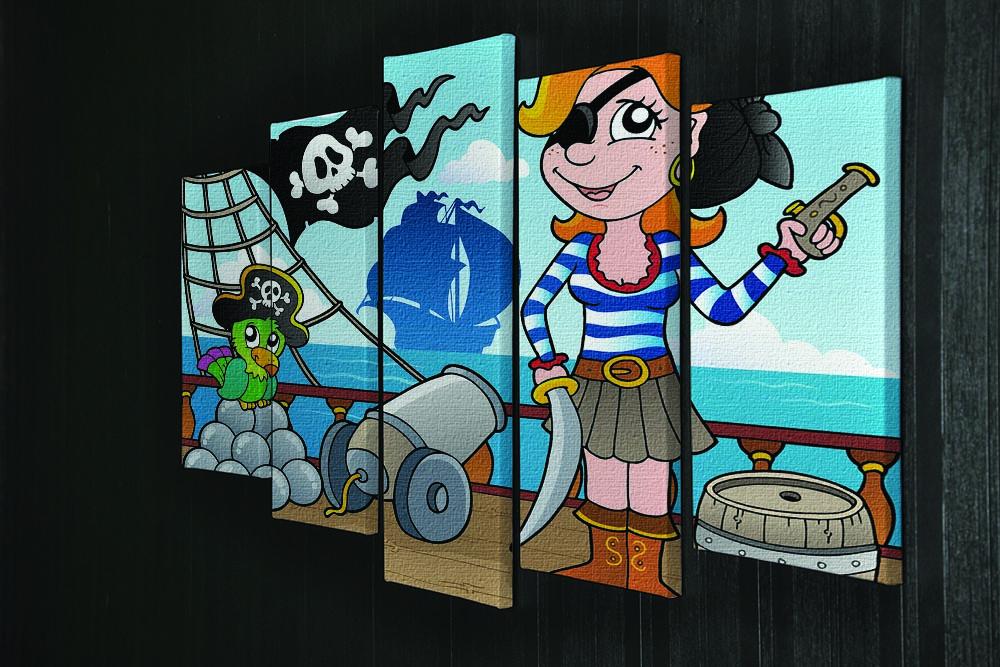 Pirate ship deck theme 8 5 Split Panel Canvas - Canvas Art Rocks - 2