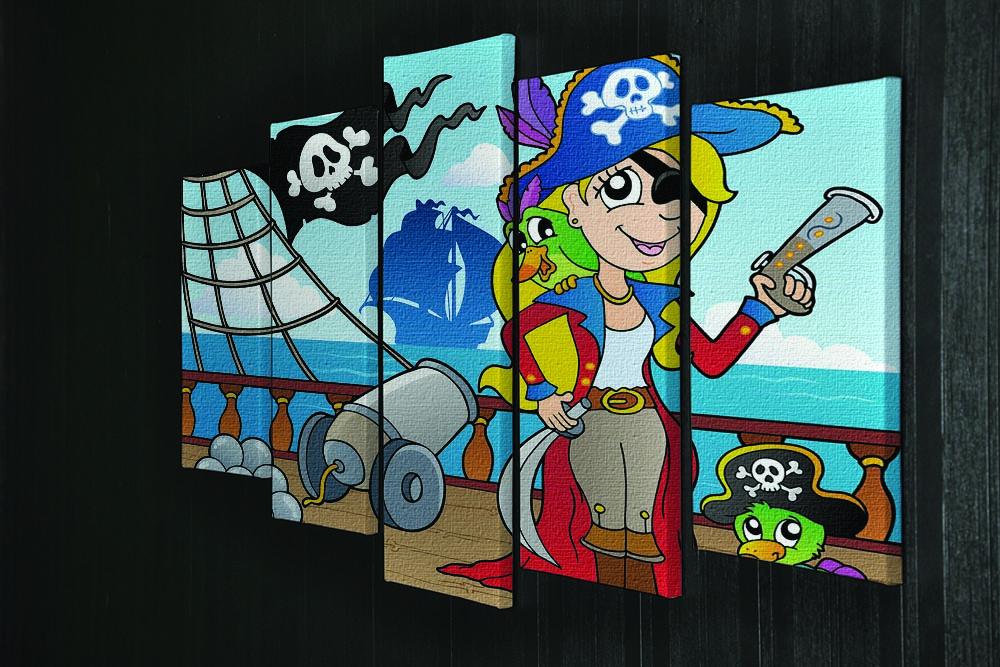 Pirate ship deck theme 9 5 Split Panel Canvas - Canvas Art Rocks - 2
