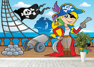 Pirate ship deck theme 9 Wall Mural Wallpaper - Canvas Art Rocks - 4