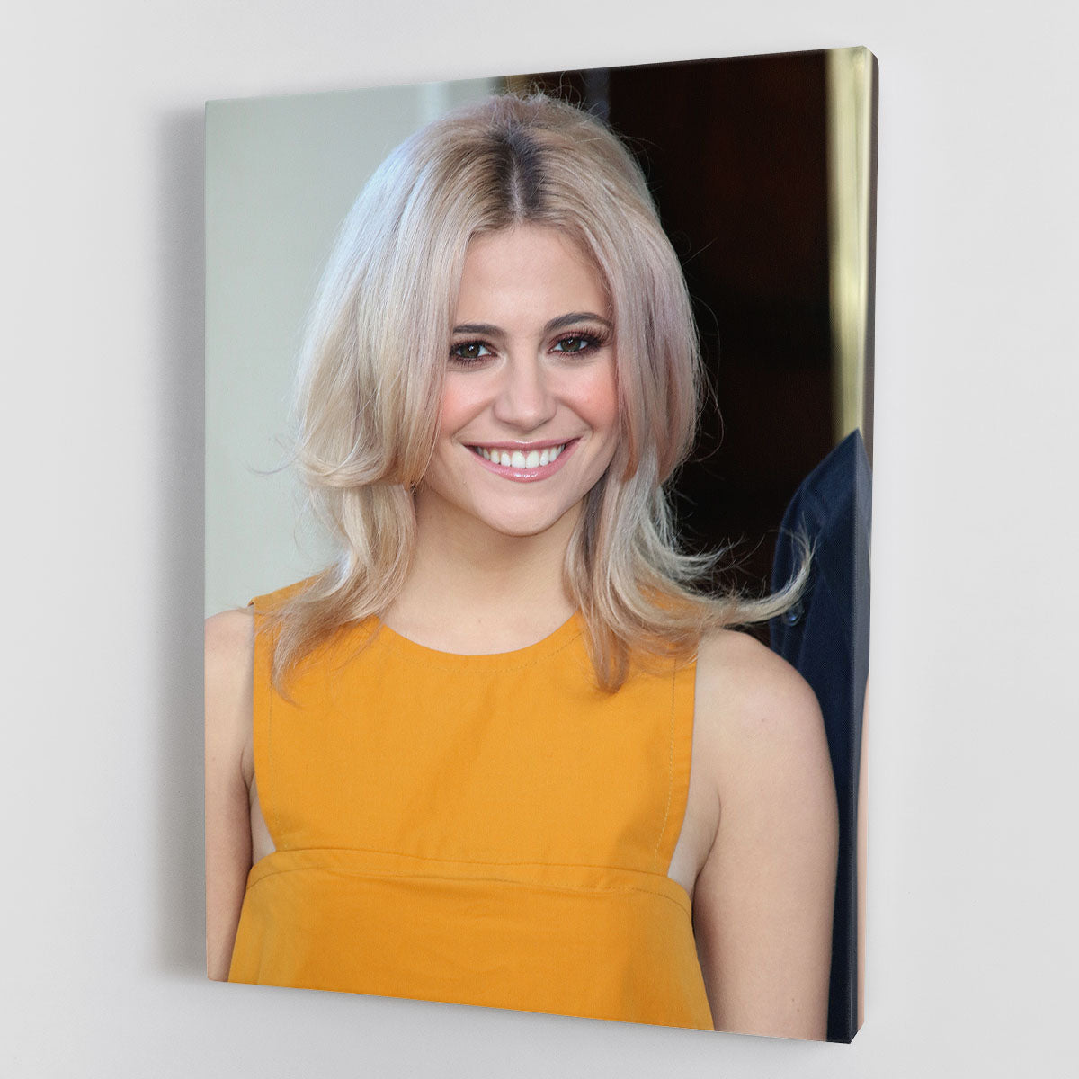 Pixie Lott in yellow Canvas Print or Poster - Canvas Art Rocks - 1