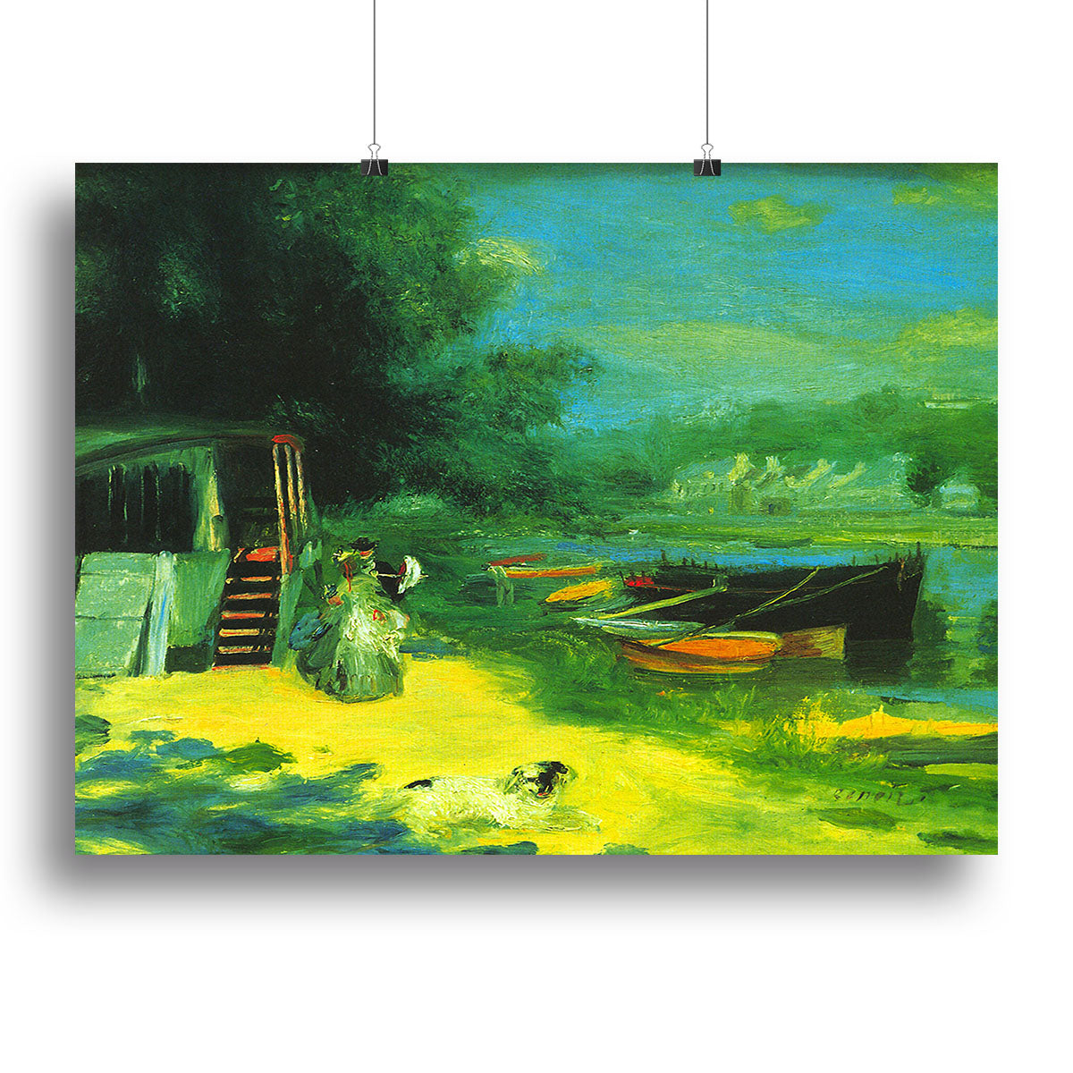 Place for Bading by Renoir Canvas Print or Poster - Canvas Art Rocks - 2