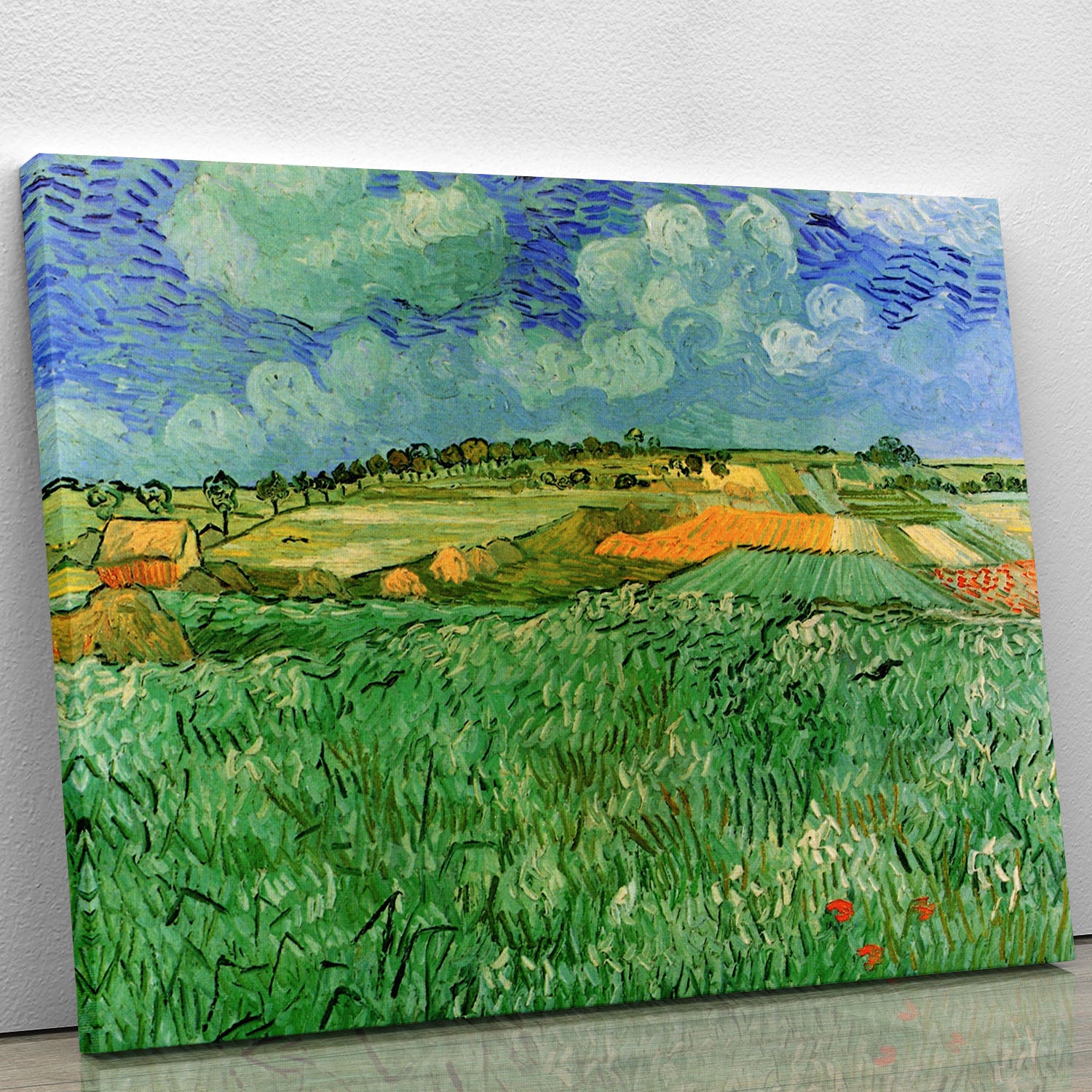 Plain Near Auvers by Van Gogh Canvas Print or Poster - Canvas Art Rocks - 1