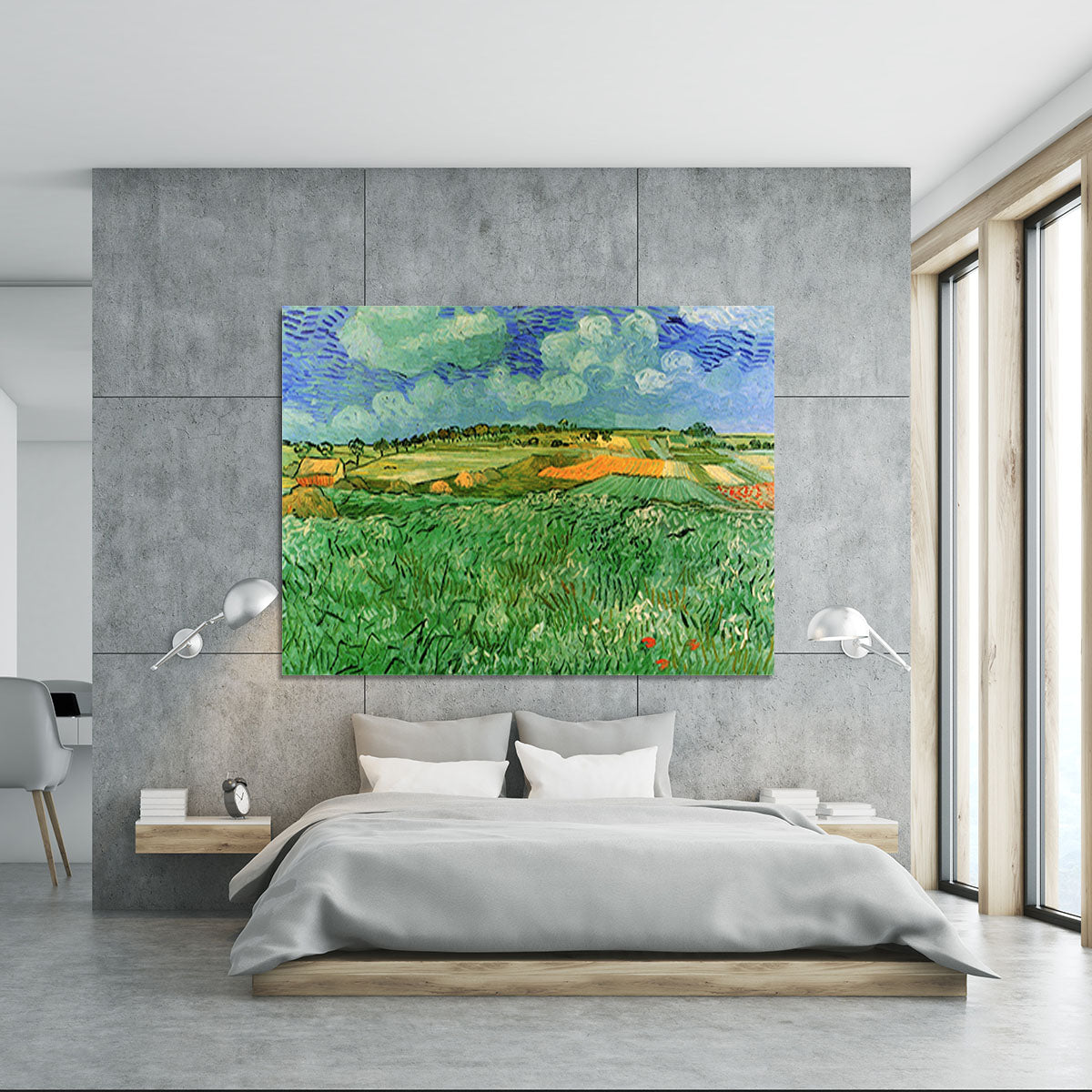Plain Near Auvers by Van Gogh Canvas Print or Poster - Canvas Art Rocks - 5