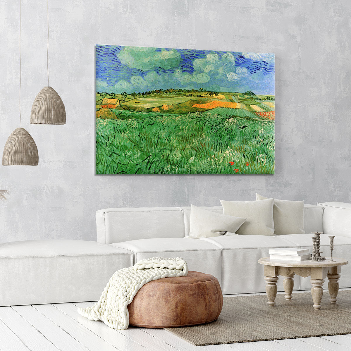 Plain Near Auvers by Van Gogh Canvas Print or Poster - Canvas Art Rocks - 6