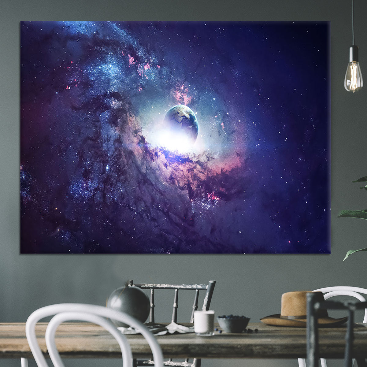 Planets Stars and Galaxies Canvas Print or Poster - Canvas Art Rocks - 3