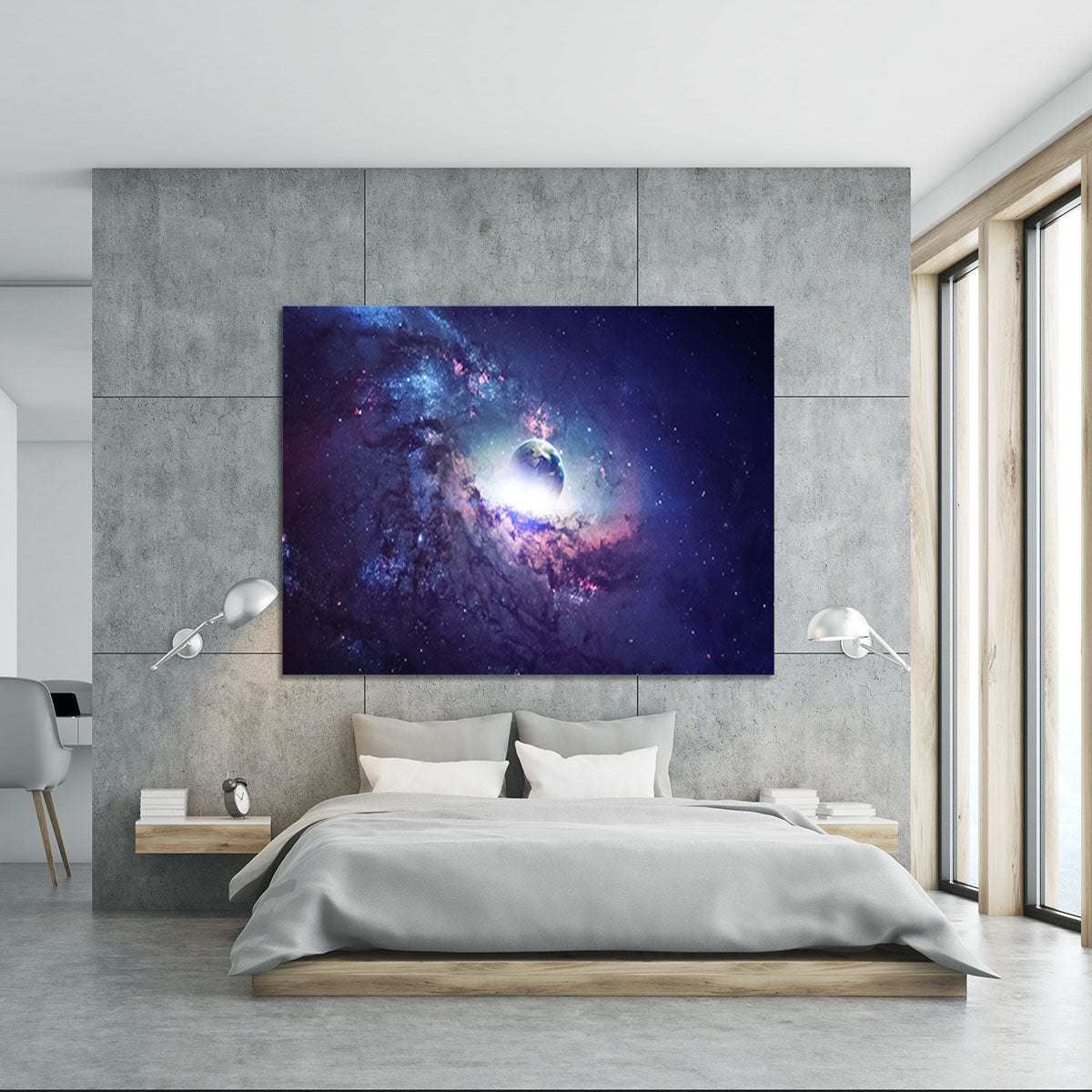 Planets Stars and Galaxies Canvas Print or Poster - Canvas Art Rocks - 5