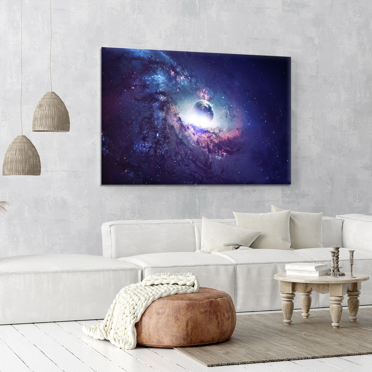 Planets Stars and Galaxies Canvas Print or Poster - Canvas Art Rocks - 6