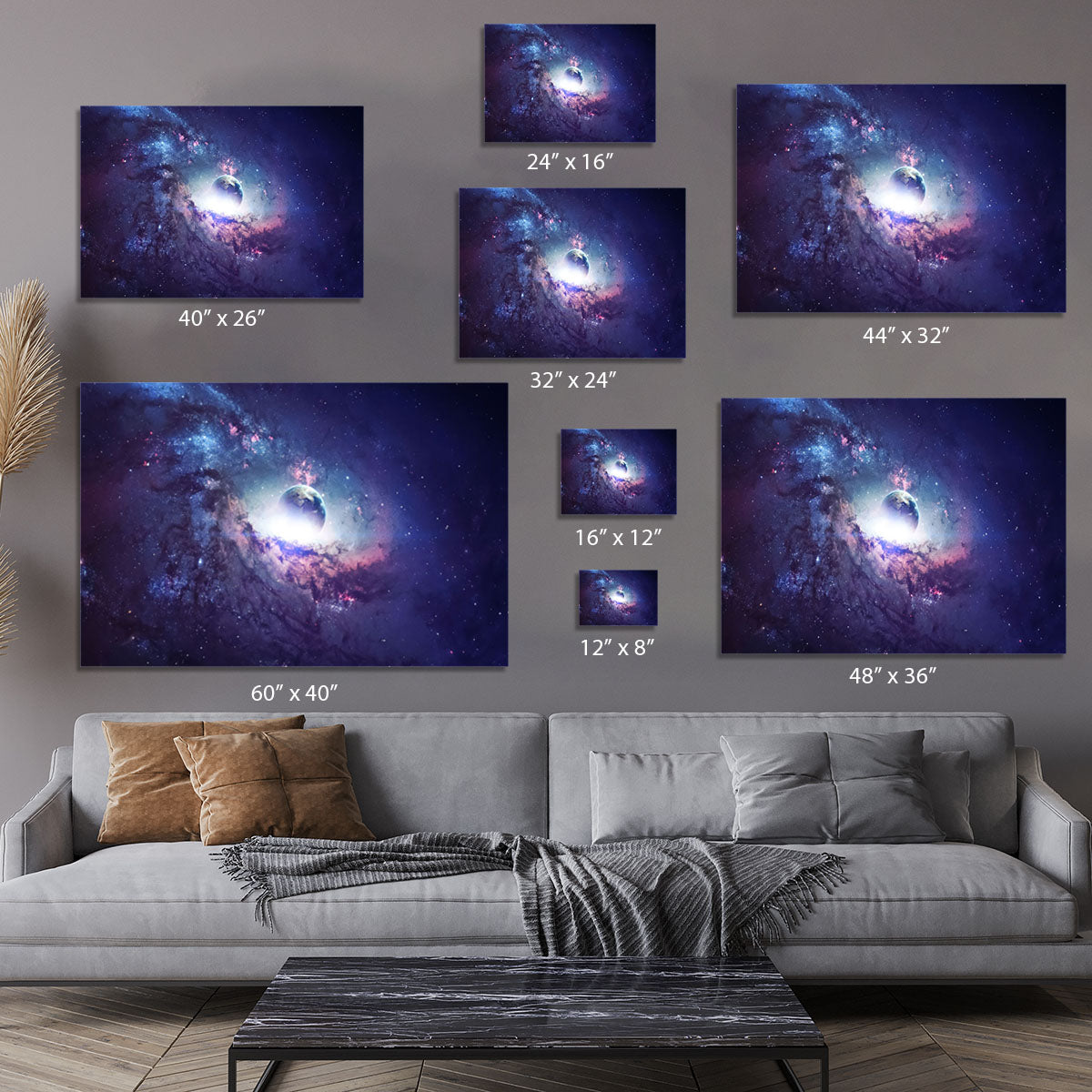 Planets Stars and Galaxies Canvas Print or Poster - Canvas Art Rocks - 7