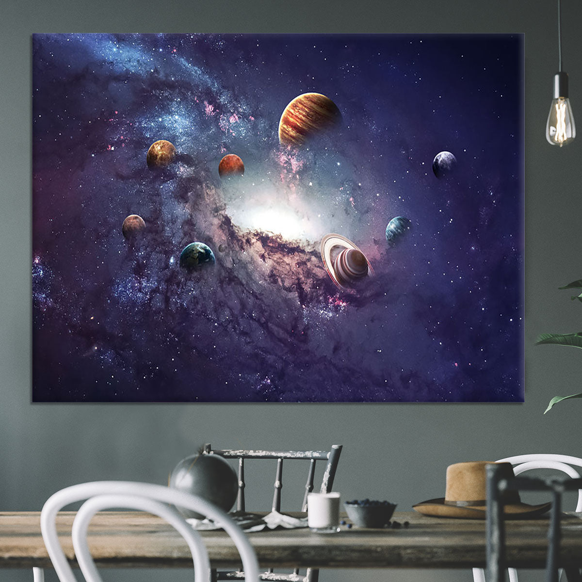 Planets in the solar system Canvas Print or Poster - Canvas Art Rocks - 3