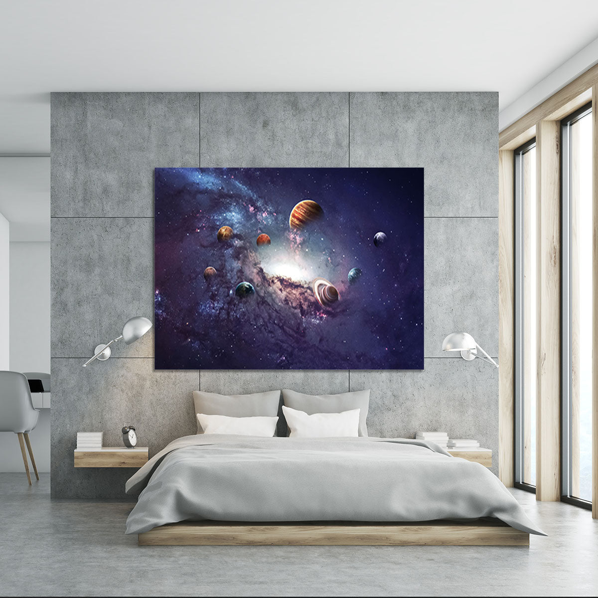 Planets in the solar system Canvas Print or Poster - Canvas Art Rocks - 5