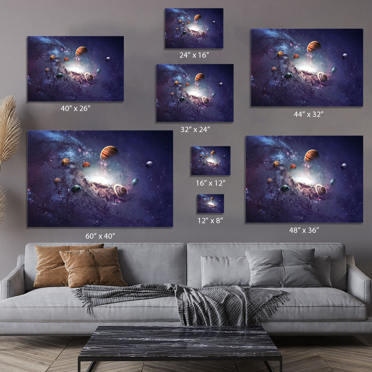 Planets in the solar system Canvas Print or Poster - Canvas Art Rocks - 7