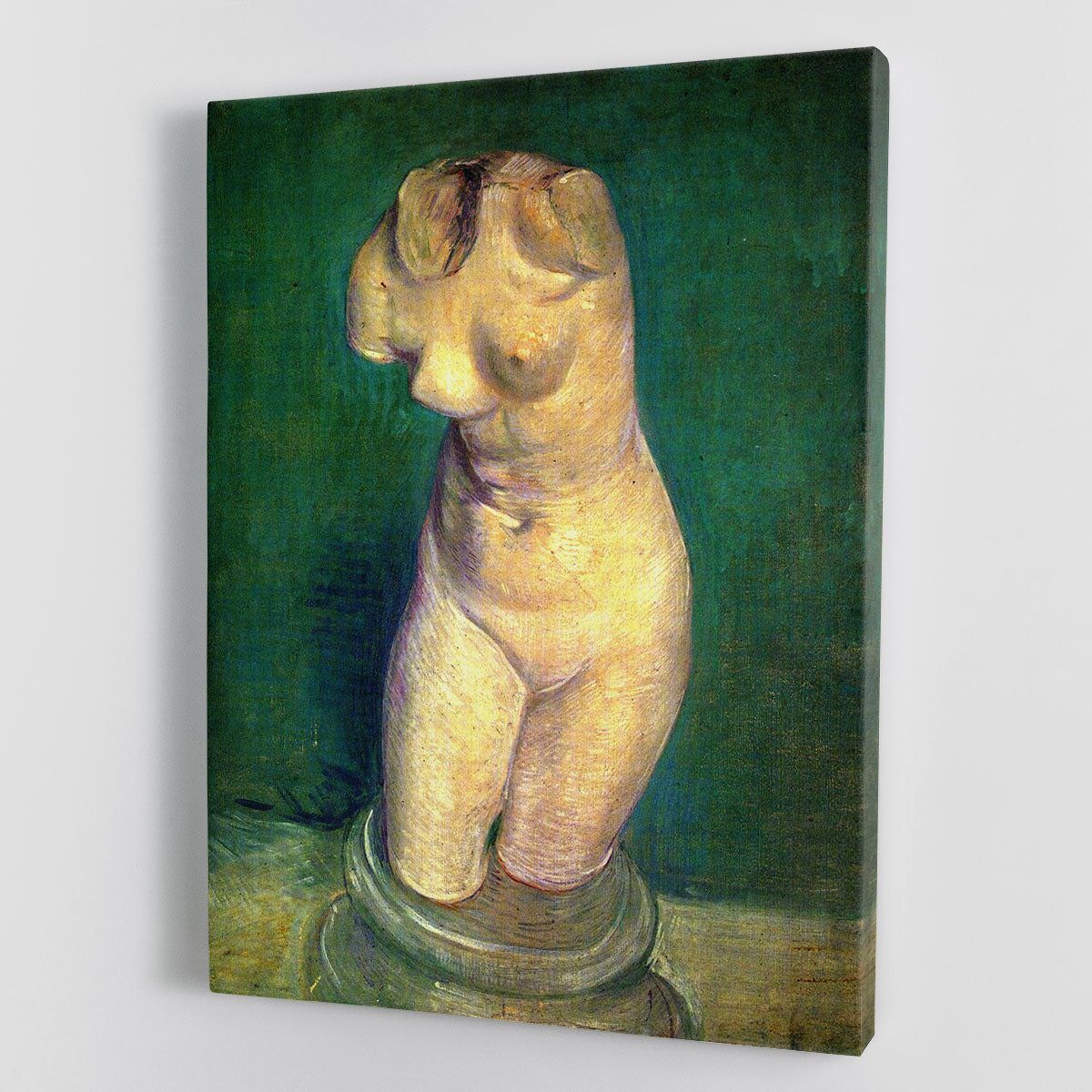 Plaster Statuette of a Female Torso by Van Gogh Canvas Print or Poster - Canvas Art Rocks - 1