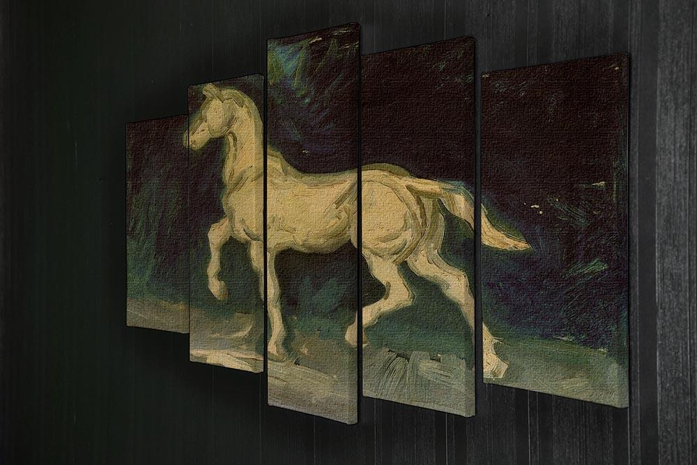 Plaster Statuette of a Horse by Van Gogh 5 Split Panel Canvas - Canvas Art Rocks - 2