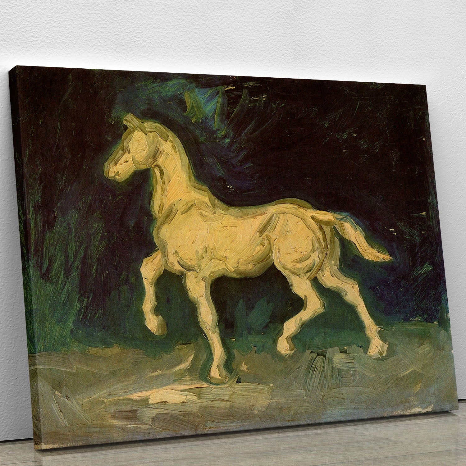 Plaster Statuette of a Horse by Van Gogh Canvas Print or Poster - Canvas Art Rocks - 1