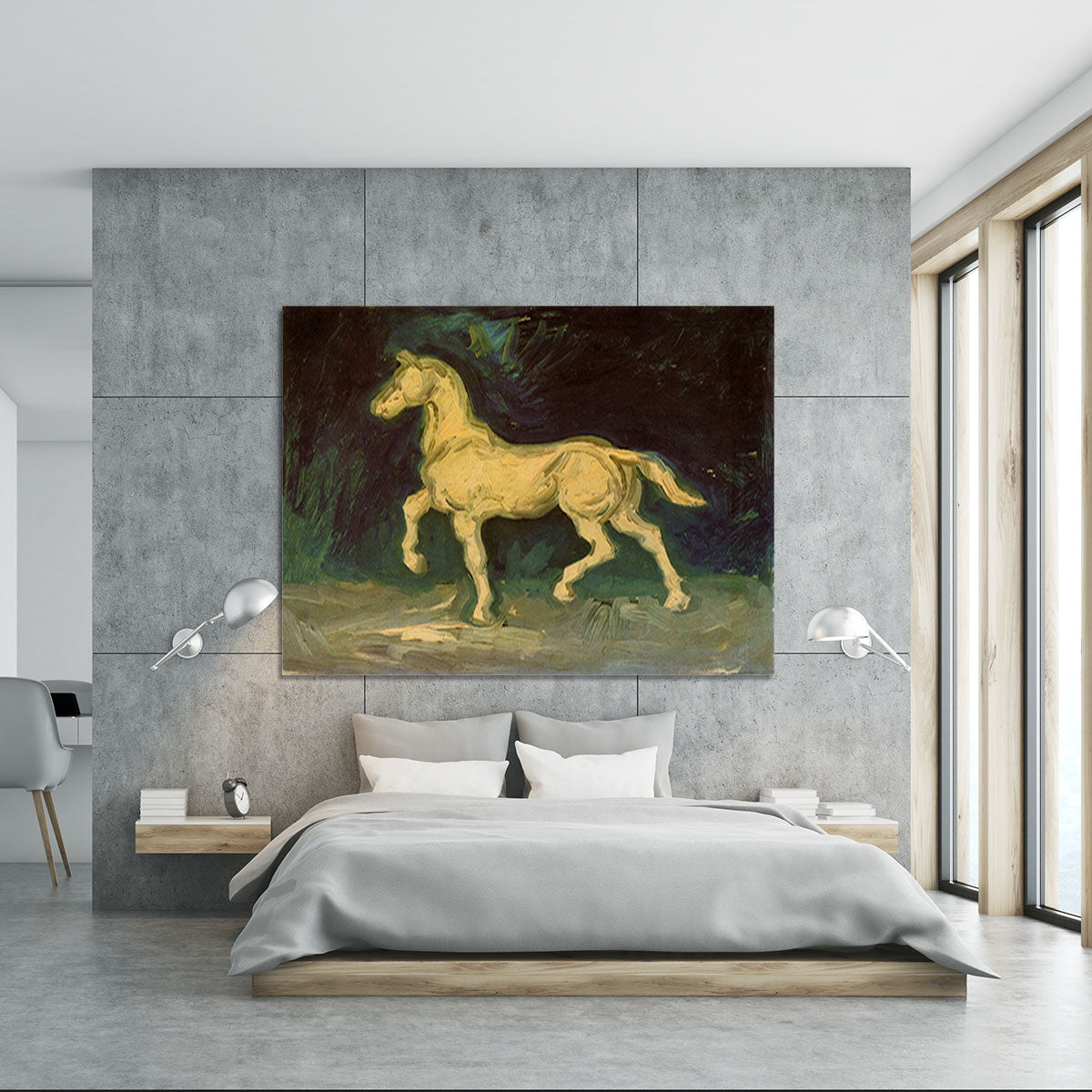 Plaster Statuette of a Horse by Van Gogh Canvas Print or Poster - Canvas Art Rocks - 5