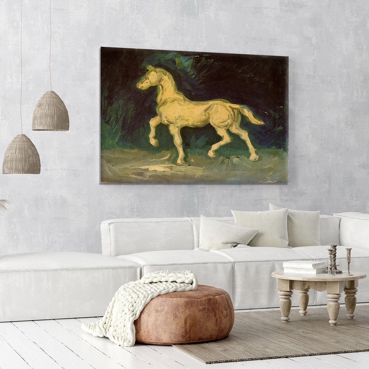 Plaster Statuette of a Horse by Van Gogh Canvas Print or Poster - Canvas Art Rocks - 6