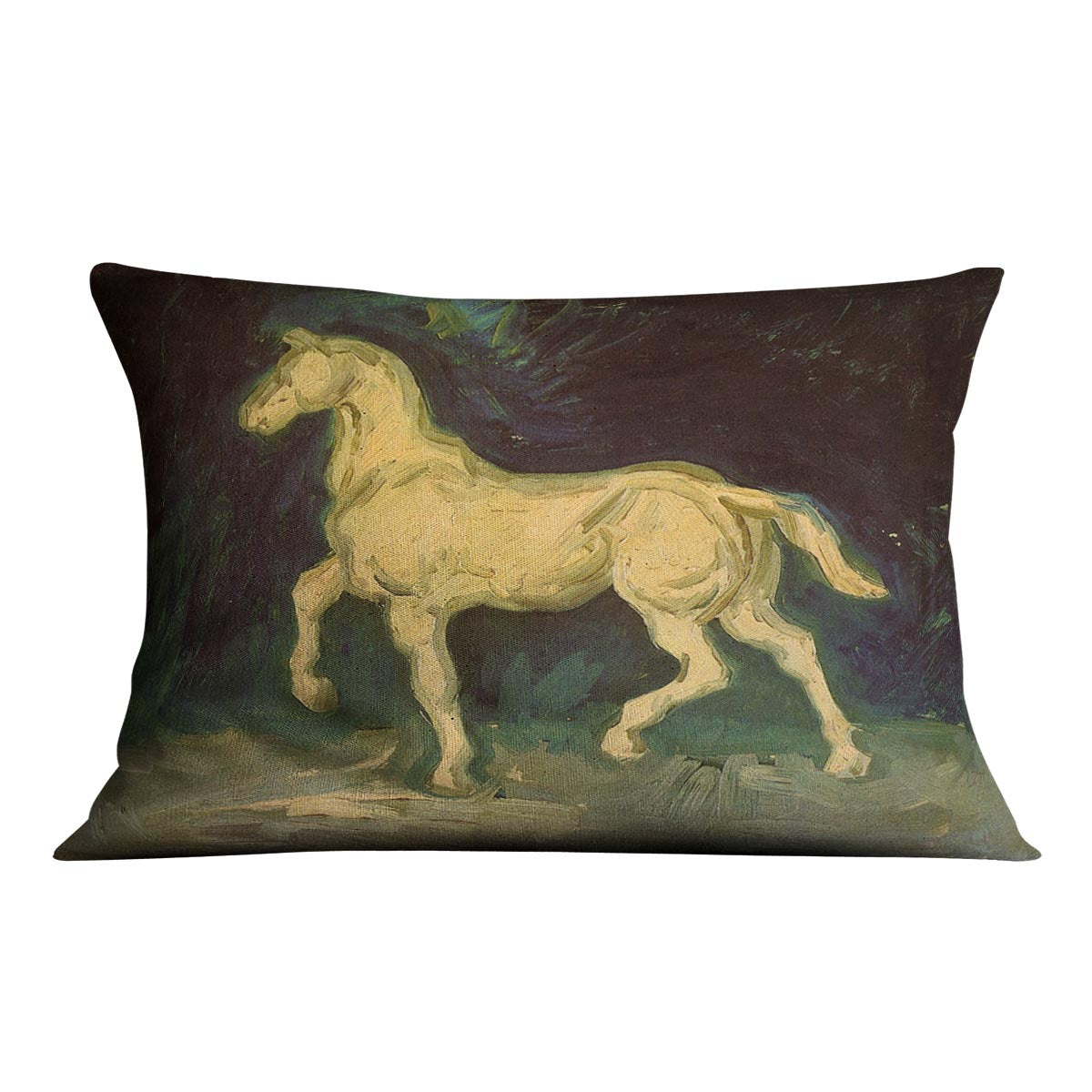 Plaster Statuette of a Horse by Van Gogh Cushion
