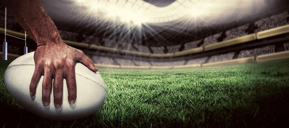 Player holding ball Wall Mural Wallpaper - Canvas Art Rocks - 1