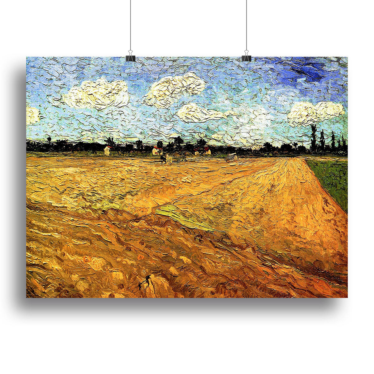Ploughed Field by Van Gogh Canvas Print or Poster - Canvas Art Rocks - 2