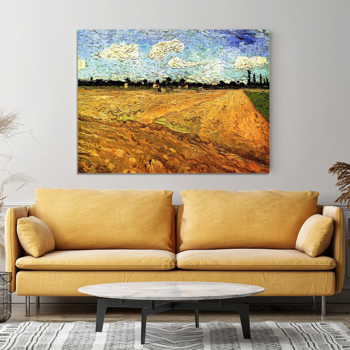 Ploughed Field by Van Gogh Canvas Print or Poster - Canvas Art Rocks - 4