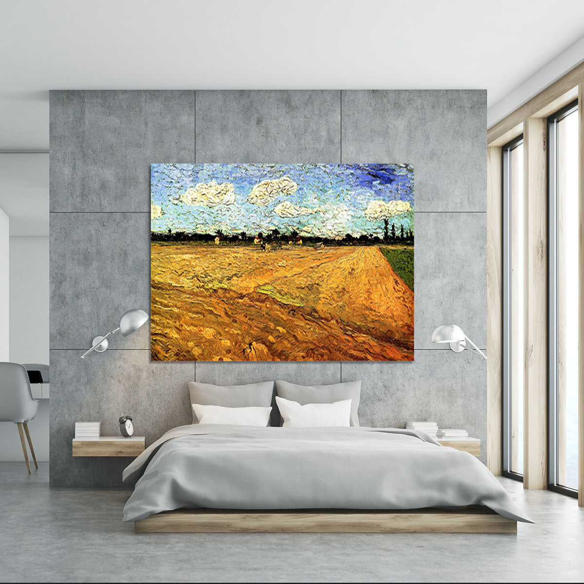 Ploughed Field by Van Gogh Canvas Print or Poster - Canvas Art Rocks - 5