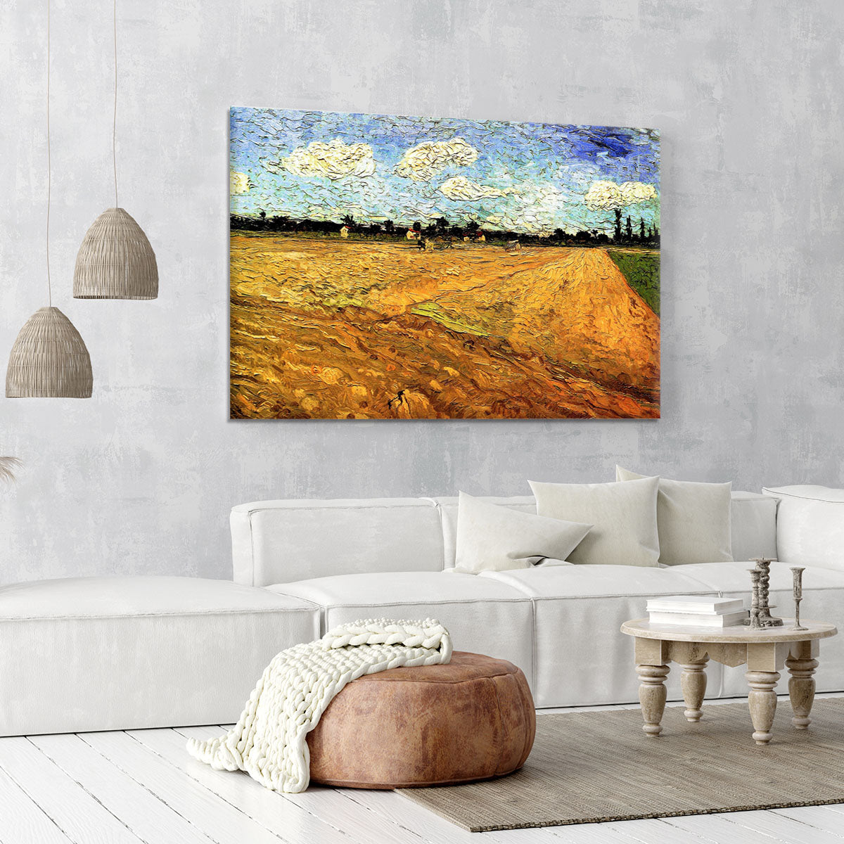 Ploughed Field by Van Gogh Canvas Print or Poster - Canvas Art Rocks - 6