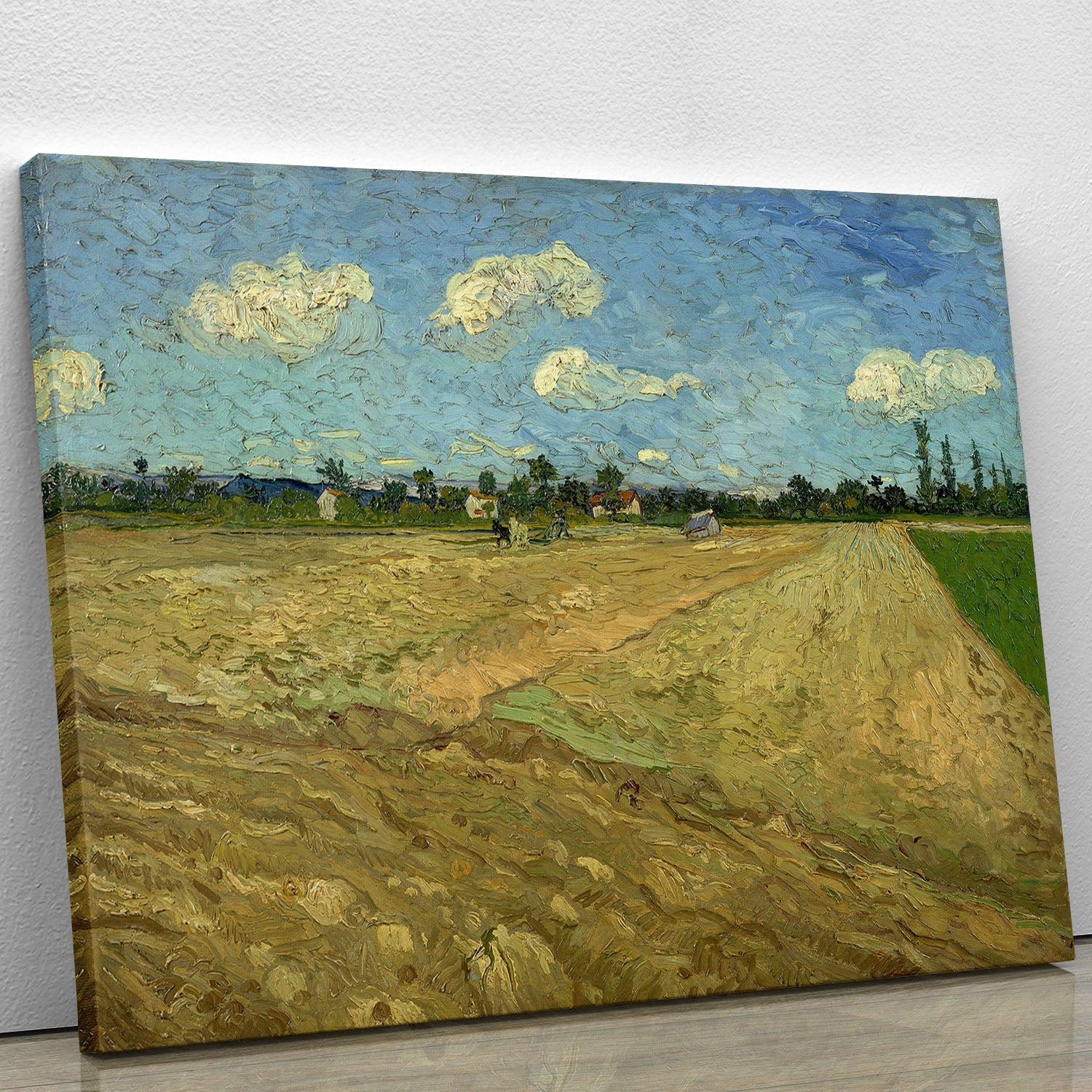 Ploughed fields by Van Gogh Canvas Print or Poster - Canvas Art Rocks - 1