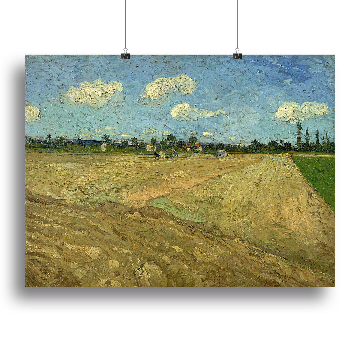 Ploughed fields by Van Gogh Canvas Print or Poster - Canvas Art Rocks - 2