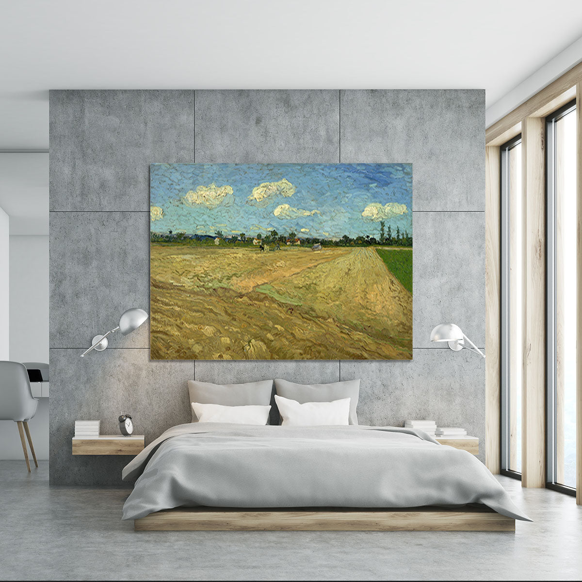Ploughed fields by Van Gogh Canvas Print or Poster - Canvas Art Rocks - 5