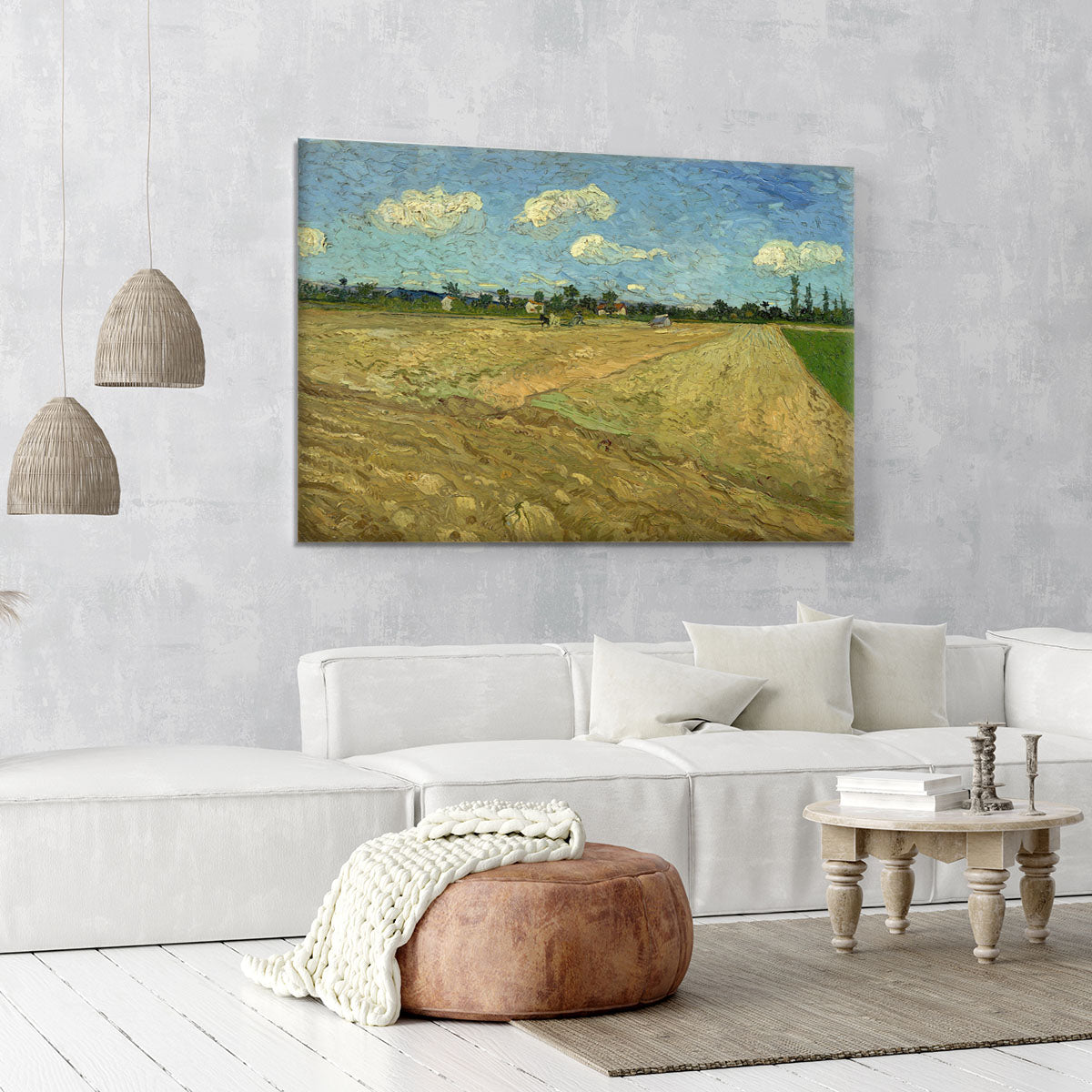 Ploughed fields by Van Gogh Canvas Print or Poster - Canvas Art Rocks - 6