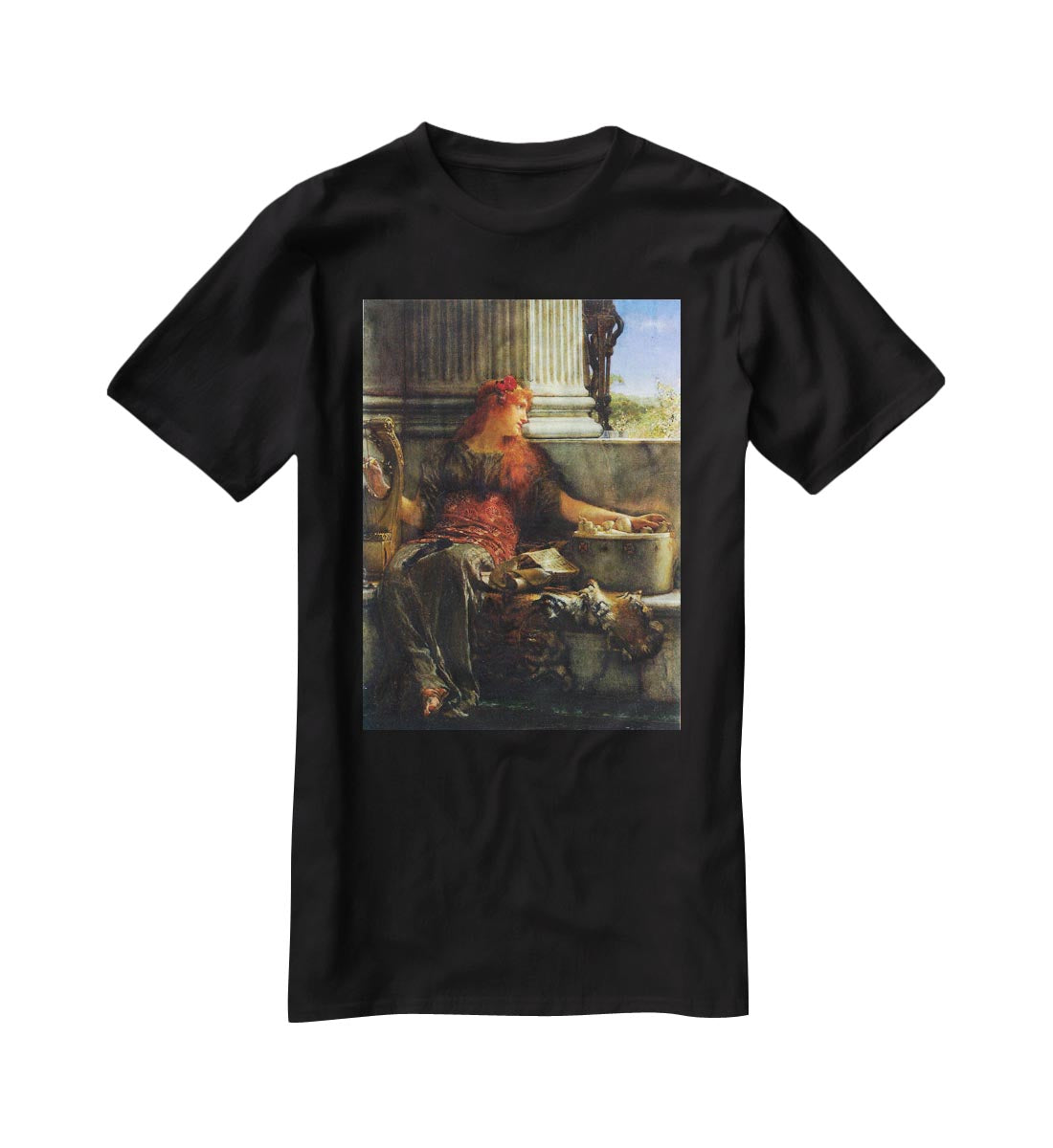 Poesie by Alma Tadema T-Shirt - Canvas Art Rocks - 1