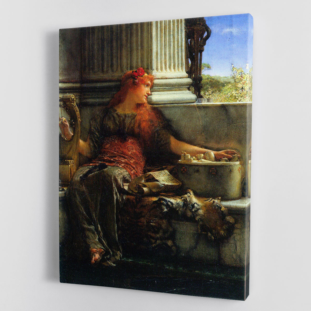 Poesie by Alma Tadema Canvas Print or Poster - Canvas Art Rocks - 1